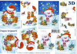 3D Bogen - A4 - Le Suh 4169536 - Schneemann