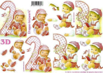 3D Bogen - A4 - Le Suh 4169622 - Rosa 2-3 Jahre