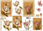 3D Bogen - A4 - Le Suh 4169641 - Rose + Krokus