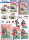 3D Bogen - A4 - Le Suh 4169905 - Katze mit Fisch