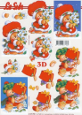 3D Bogen - A4 - Le Suh 4169958 - Weihnachts-Bärchen 2