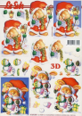 3D Bogen - A4 - Le Suh 4169959 - Weihnachts-Bärchen