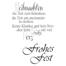 Silikon Stempel-Set Frohes Fest - A7