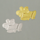 Pailletten/ Streuteile Glocken, 20g - silber und gold sortiert