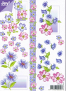 Joy! 3D Bogen Blumen Violett - DIN A5