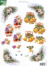 Joy! 3D Bogen Weihnachtsmann - DIN A4