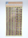 Metallic-Stickerbordüren - Schmetterlinge Nr. 4