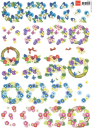 3D-Bogen - Marianne Design 3D556 - Blumenkränze