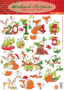 3D-Bogen Woodland Christmas - Eline's Advent Sheets Nr. 1
