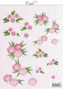 3D-Bogen - Ceciel - Blumen rosa