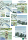 Cardtopper/Schneidbogen - IT587 - Schneelandschaften
