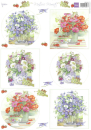 Cardtopper/Schneidbogen - MB0160 - Blumensträuße