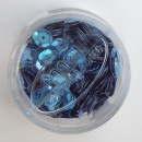 Pailletten gewölbt Ø 6mm, 6 Gramm - blau