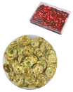Hologramm Pailletten gewölbt Ø 6mm, 40 Gramm - gold