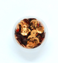 Pailletten gewölbt Ø 8 mm, 5 Gramm - bronze