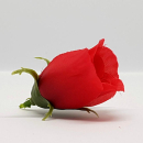 Seidenrosenknospe rot Ø 3 cm