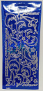 Sticker Delfine - hologramm blau/silber