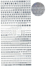 Sticker Buchstaben & Zahlen (Schrift Rockwell) - hologramm  silber
