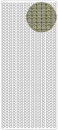 Sticker Rand Herzen - gold <br> 1 Bogen 23x10 cm