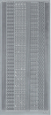 Sticker Linien - 1992 - silber - 1 Bogen 23x10 cm