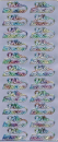Sticker Wir heiraten - multicolor/silber 1 Bogen 23x10 cm