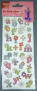 3D Multi-Layer Sticker  <br> 6013-0254 - Alphabet Nr.4