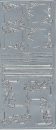 Sticker Ecken und Linien Nr. 1894 - silber