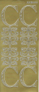 Sticker Buchstabe 'C' - gold