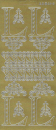 Sticker Buchstabe 'L' - gold