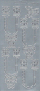 Sticker Buchstabe 'U' - silber