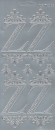 Sticker Buchstabe 'Z' - silber