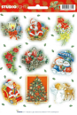Sticker Weihnachtsmotive - 1 Bogen