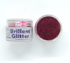 Brillant Glitter/Polyester Glitter in Dose - burgund