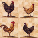 Cocktailserviette Kikiriki