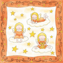 Serviette Himmliche Engelchen