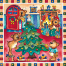 Serviette Weihnachtsbärchen - Vielseidig Verlag
