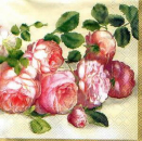Servietten English Roses cream