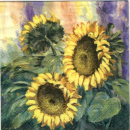 Serviette Sunflower Impressions