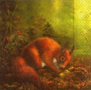 Serviette Squirrel with nuts