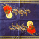 Servietten Flying Sledge