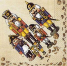 Servietten Nutcracker