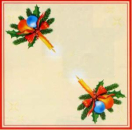 Servietten Christmas light - cream