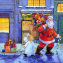 Serviette At work with Santa