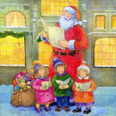 Servietten Santa's Choir