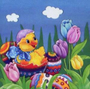 Servietten Osterküken