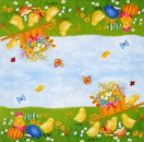 Servietten Happy Chickens