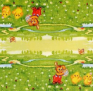 Servietten Playing on the grass