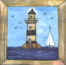 Servietten Leuchtturm