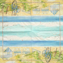 Servietten Beach Bycycle
