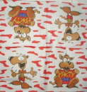 Serviette Katze-Hund